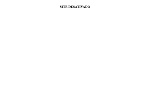 Site desativado