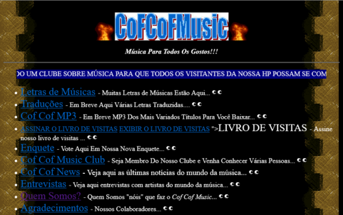 Cof Cof Music. Música para todos os gostos! Letras de músicas, traduções, Cof Cof MP3, Quem somos?