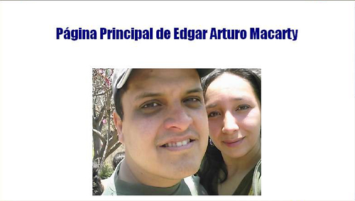 Página Principal de Edgar Arturo Macarty